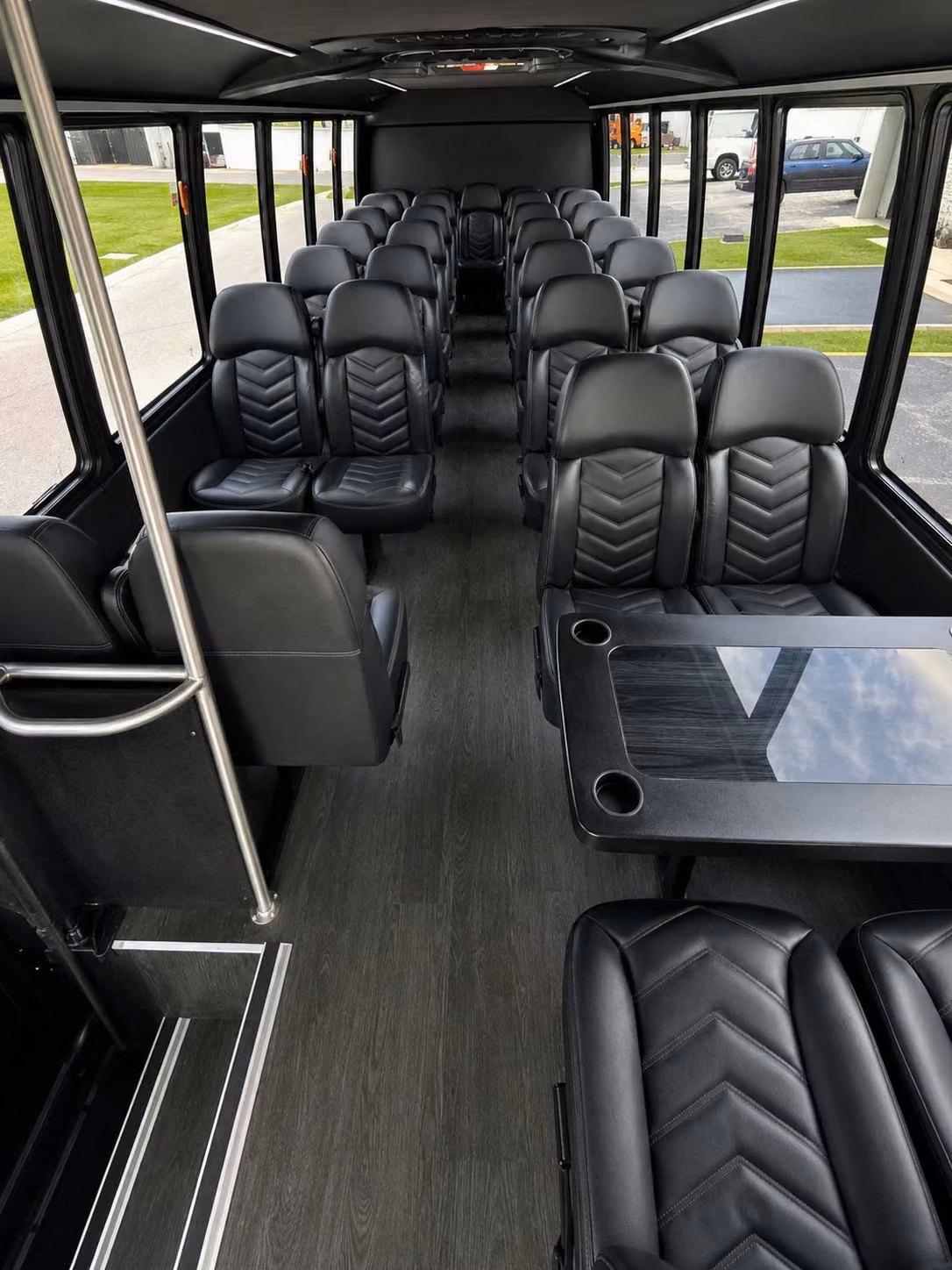 18 passenger minibus inside