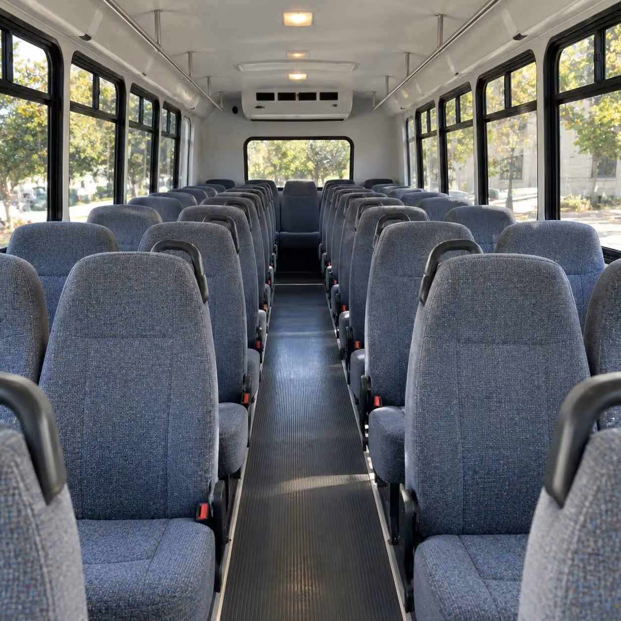 28 passenger minibus interior