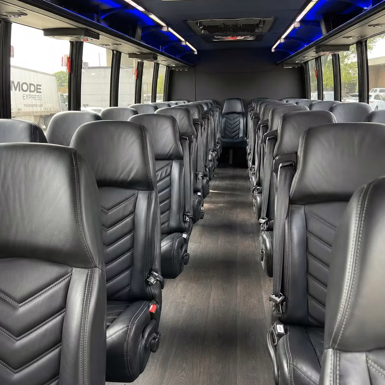 30 passenger minibus interior
