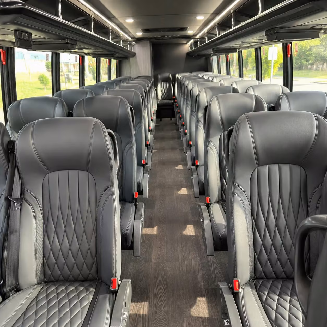 35 passenger minibus interior